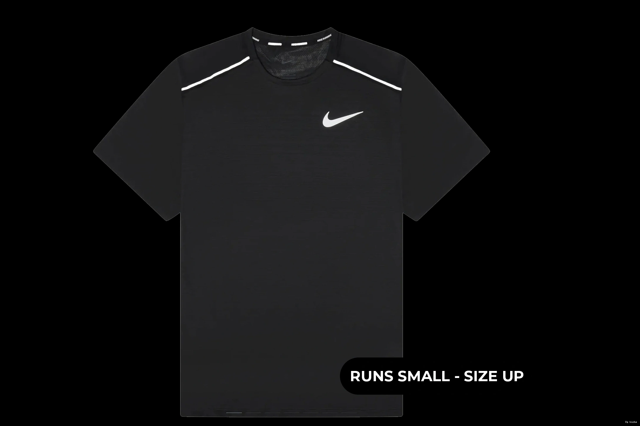 Dri-Fit 1.0 T Nike Black Shirt Miler 0708